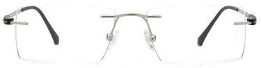 Men Cristal Eyeglasses: Lebron -Black - SpecSMART Eye Clinic (Front View)